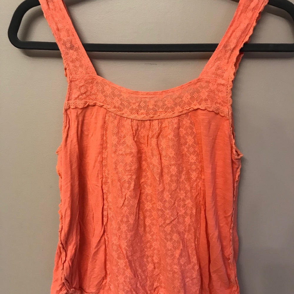 Coral summer top